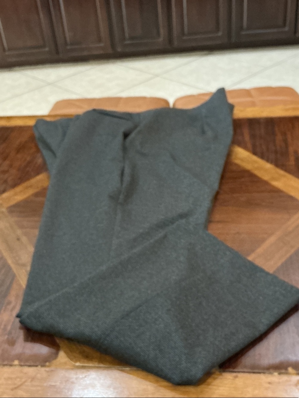 Plus Size Investments Dark Gray Women's Pants